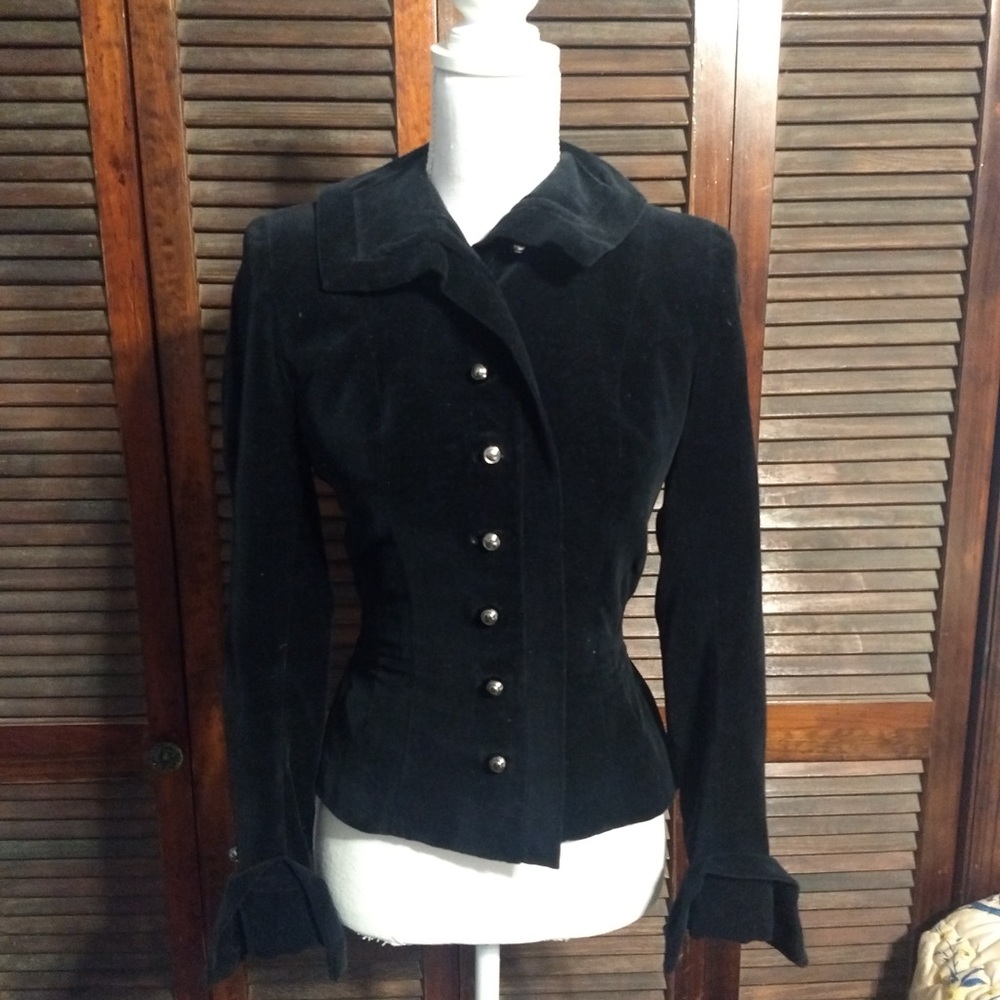 Vintage velvet bodice jacket